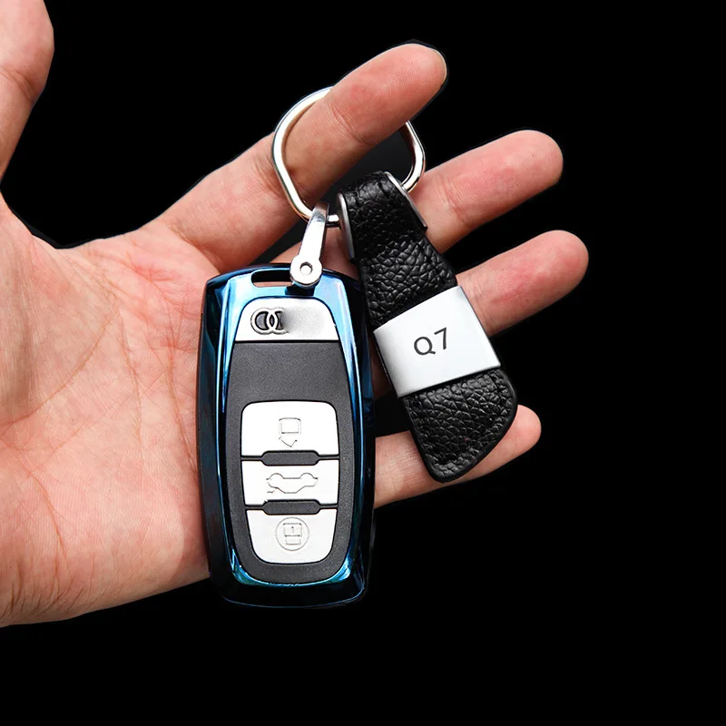 1 шт. Черный Кожаный Автомобильный брелок с логотипом стильное автомобильное