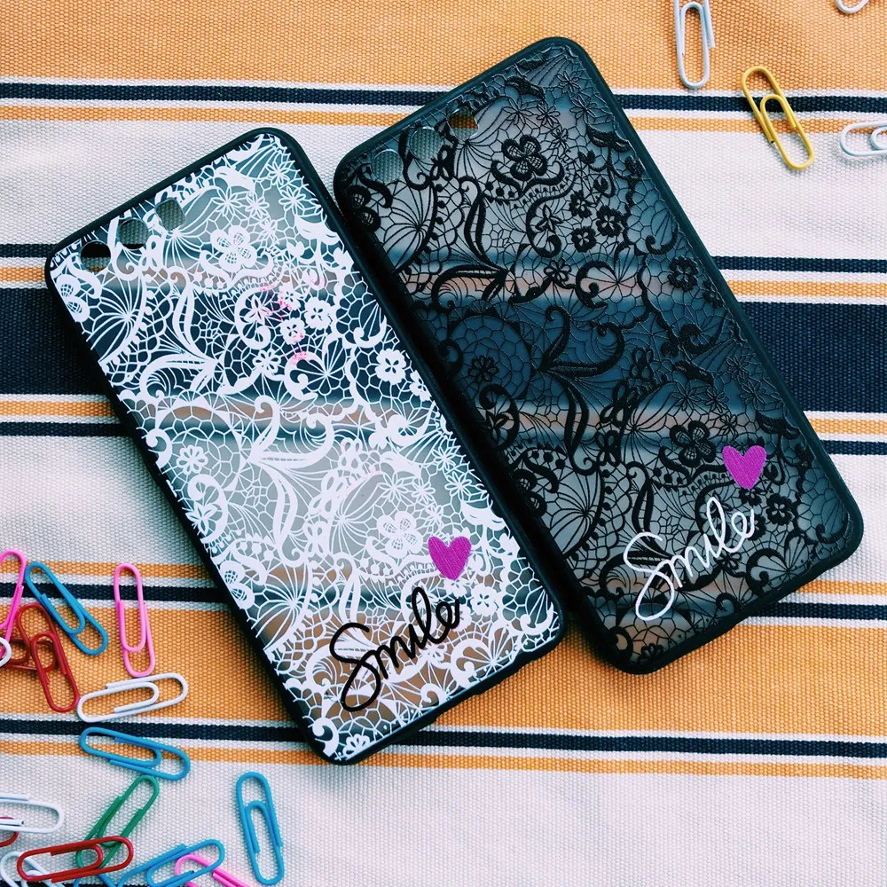 2018 New Lace Flower Pattern Embossed Relief Transparent Soft Silicone Case Cover For Meizu U20 U10 M6 M3 M5 Note MX6 M5s Capa |