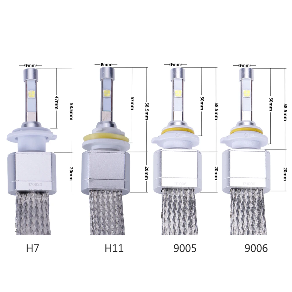 TC X Высококачественные led лампы 12 В для авто светодиодные автолампы HB4 9006 HB3 9005 H7 H8 H9