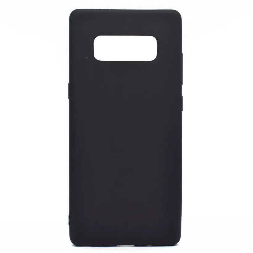 HEMASOLY Case For Samsung Note 8 Plain Soft TPU Galaxy Silicone Cover Back N950F N950FD N950U |