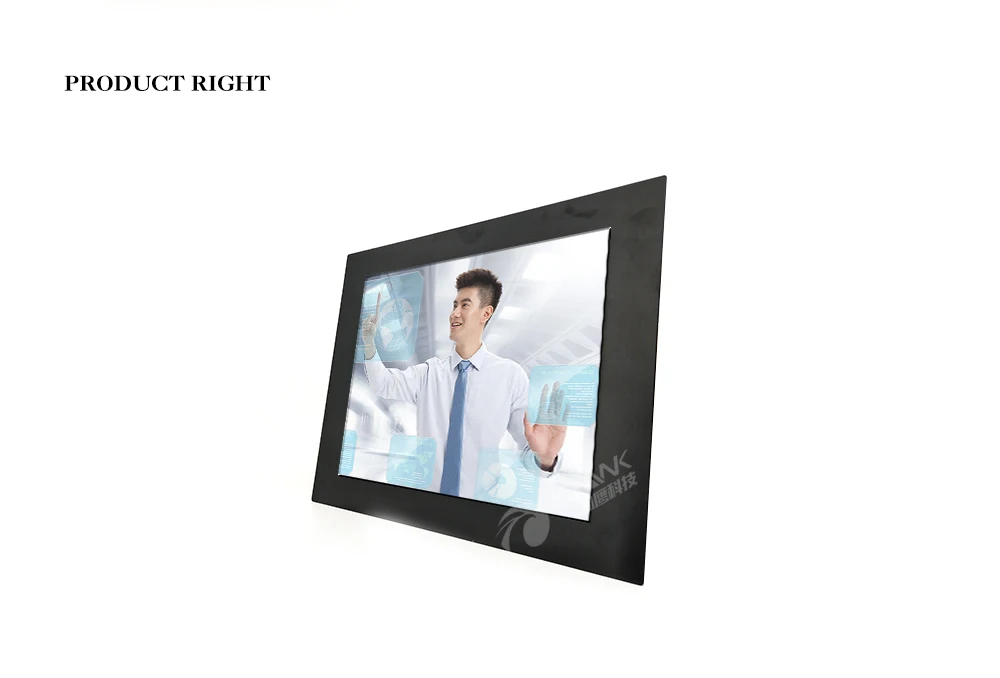 ZQ150TC-58C/1" дюймов 1024x768 HDMI Встроенный Мощность на загрузке Высокая чувствительность четырехпроводной резистивный сенсорный монитор ЖК-дисплей