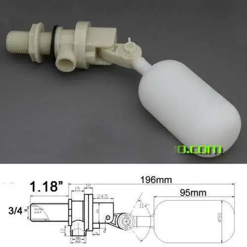 Плавающий клапан DYKB 1/2 &quotили 3/4&quot для гидрологики резервуаров корыта воды
