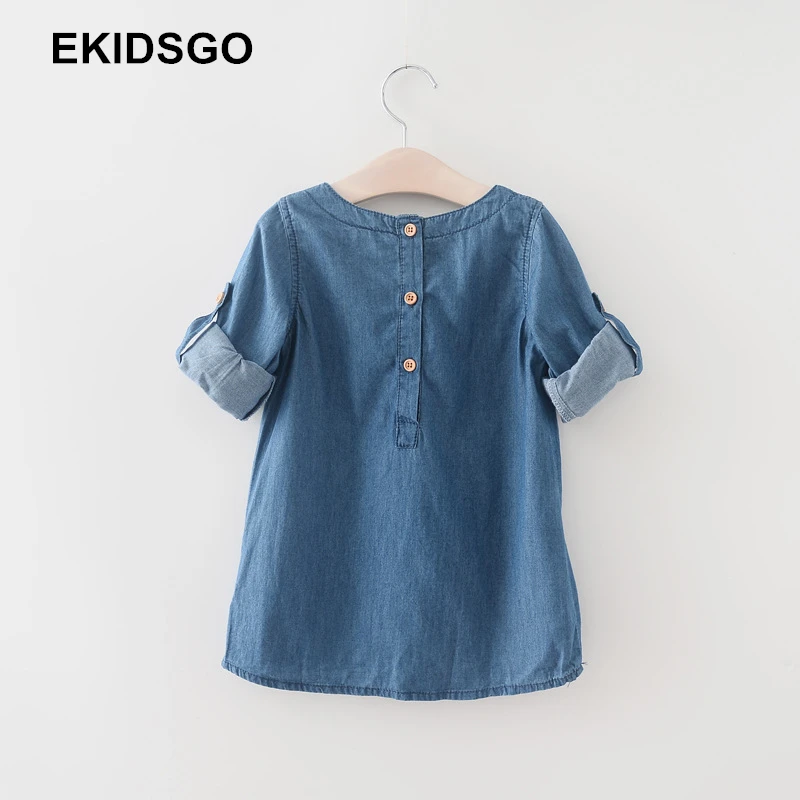 Ekidsgo Новые поступления сезон: весна–лето рукавом Обувь для девочек платье