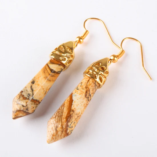 Новинка! 1 пара серьги подвески с ониксом авантюрином опалом тигровым глазом|dangle