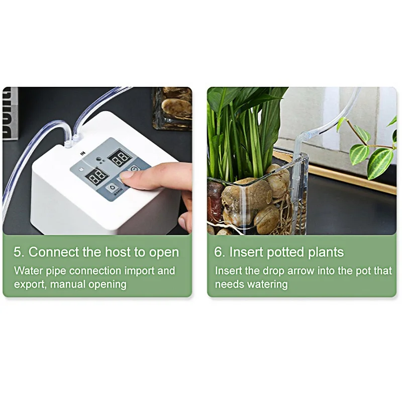 

Garden Automatic Irrigation System Intelligent Timer Self Watering Pump Regulator Drip Irrigate Greenhouse Plant Gardening Tool