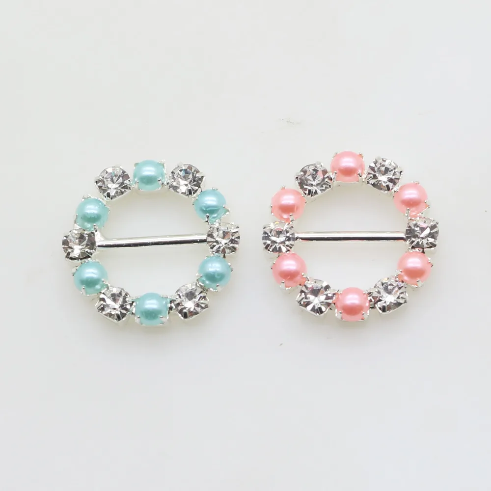 Разноцветные круглые пряжки со стразами 10 шт./лот 20 мм швейная пряжка аксессуары