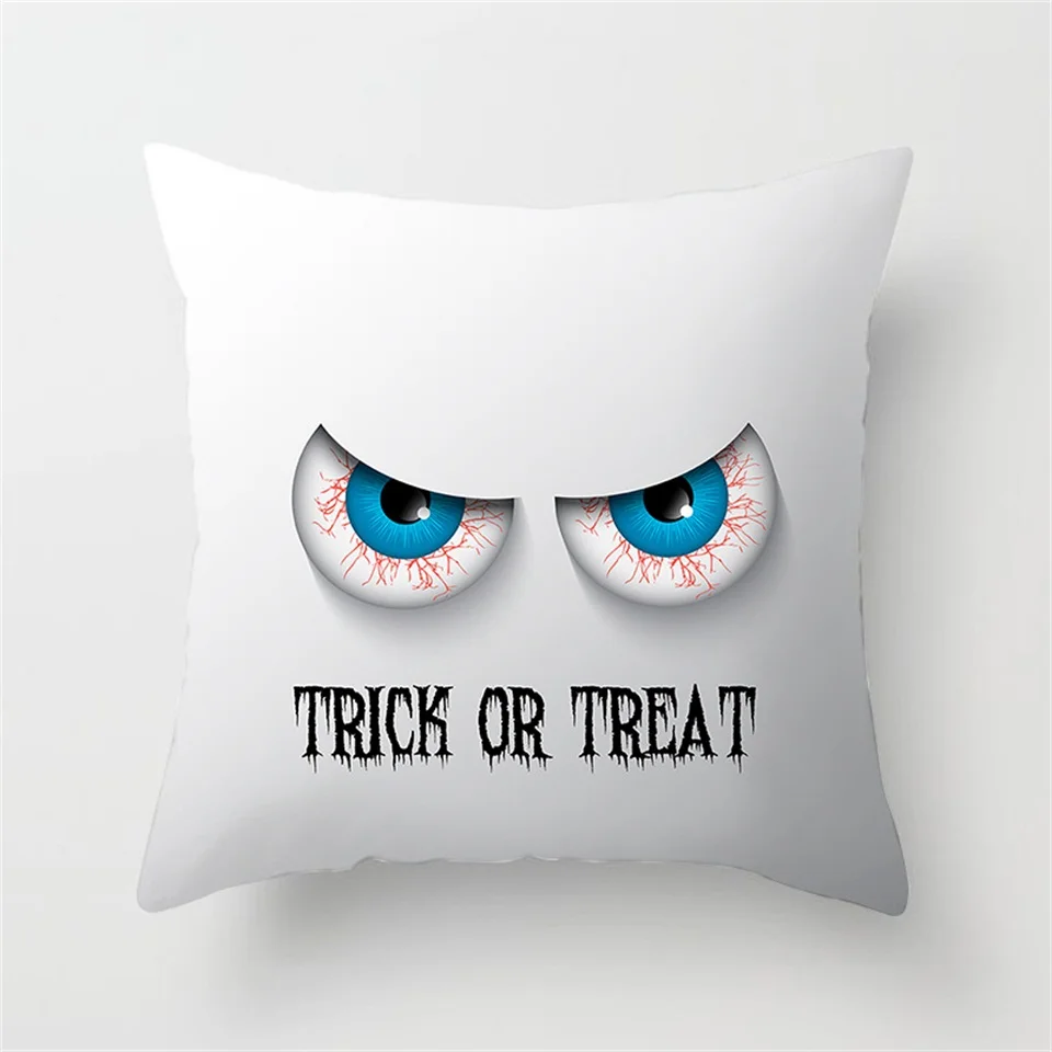 Pillow Cover S Tronzo/наволочка на Хэллоуин 45x45 см, вечерние наволочки для Счастливого Хэллоуина, вечерние наволочки с тыквенным черепом - Цвет: Pillow Cover S
