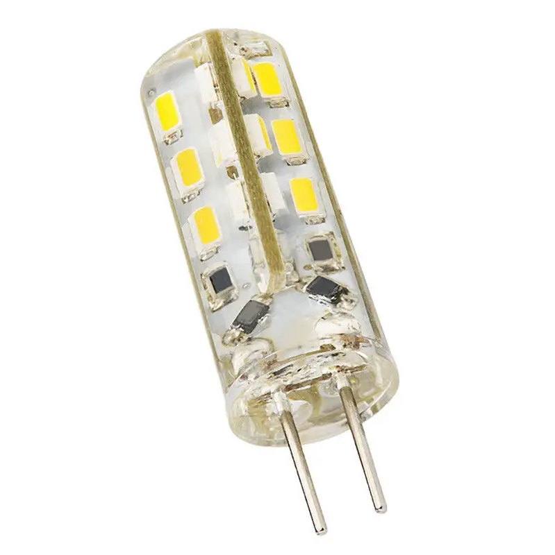 1PCS G4 Home 3014SMD LED light lamp Warm White Silicone Crystal Slim 1.5W 12V | Replacement Parts
