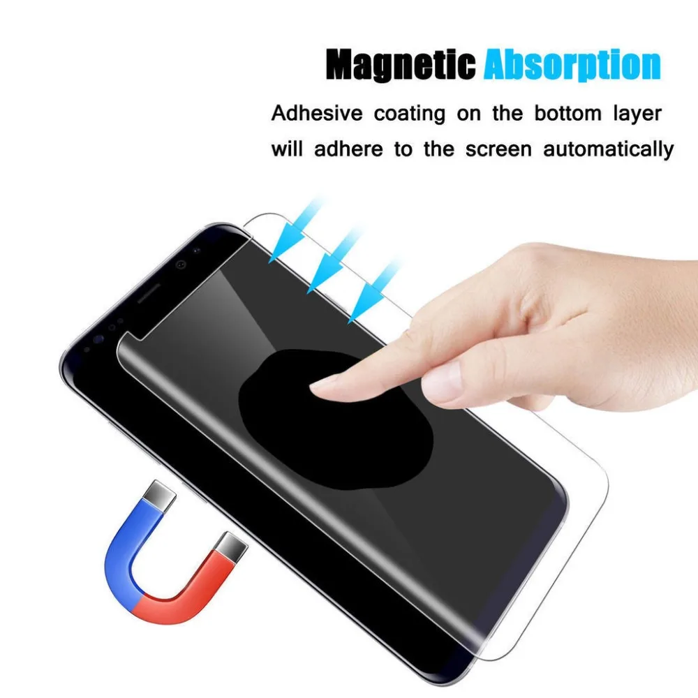 HOPCHAM 3D изогнутый чехол из закаленного стекла для Samsung Galaxy S8 Plus защитный S7 edge|glass for