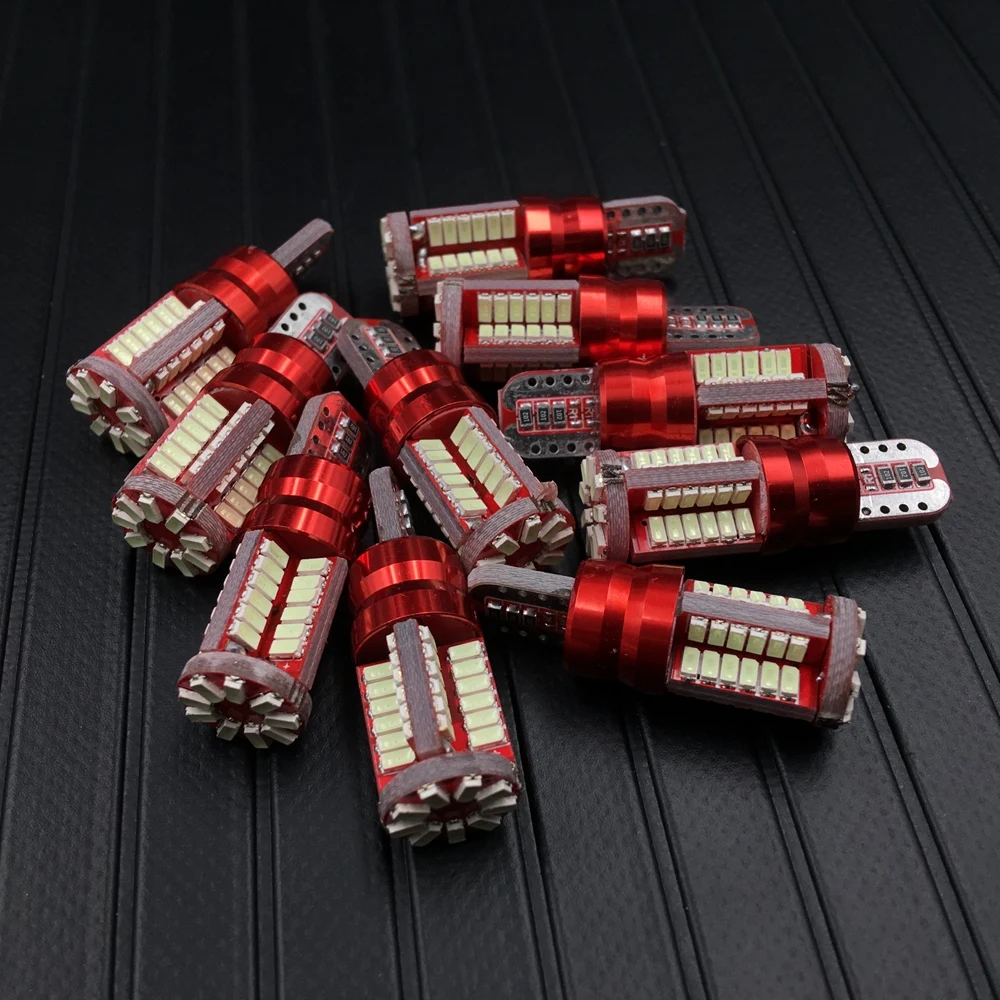 Супер яркий Canbus T10 194 168 W5W 3014 57 светодиодный SMD 2 Вт автомобильный боковой Клин Авто