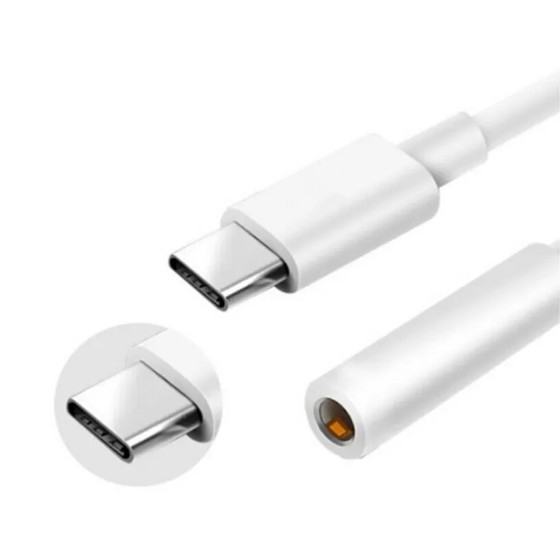 5 шт. аудиоадаптер для наушников типа C-3 мм USB-C-3 разъем Aux микрофона кабель Moto Z/Le 2/Le