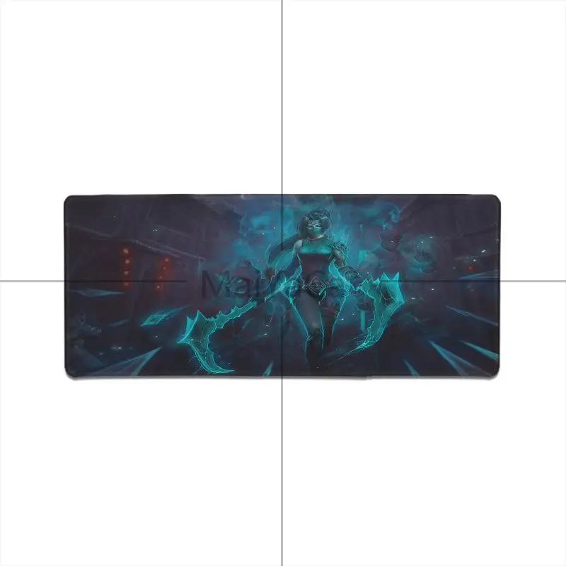 

MaiYaCa Vintage Cool lol akali Laptop Gaming Mice mousepad gaming Unique Desktop Pad Big Size Game Mousepad Notebook Mice Mats