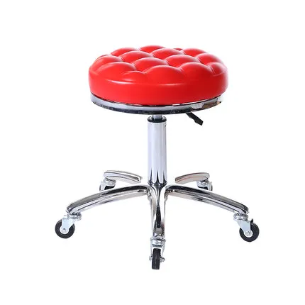 Салон красоты стул стрижка нержавеющей стали подниматься поворотный стул|steel