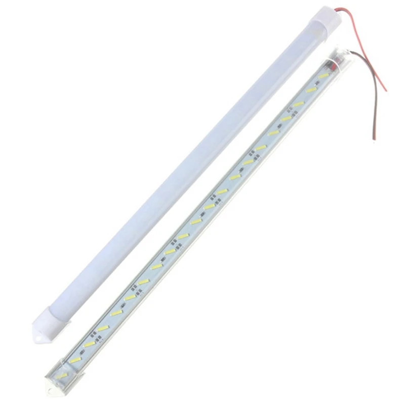 8520 SMD 30/50 см 21/36 Светодиодные ленты светильник Алюминий чехол молока Прозрачный жесткий чехол шкаф СВЕТОДИОДНЫЙ бар светильник DC12V