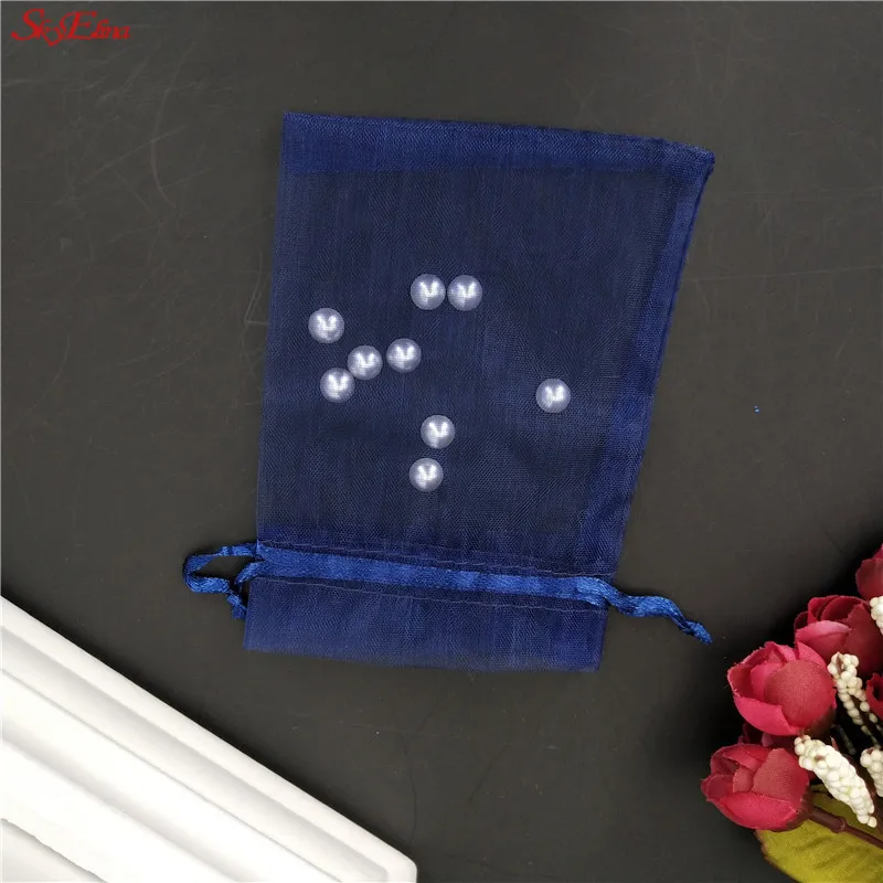 100pcs 12*17CM Organza Bags Drawable Wedding Party Decoration Gift Pouches Jewelry Packaging 19 Colors 5ZSH316-100 | Дом и сад