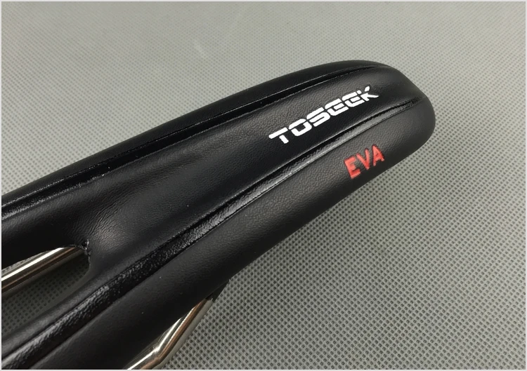 Новый TOSEEK удобный дорожный/седло горного велосипеда велосипед PU + EVA черный цвет