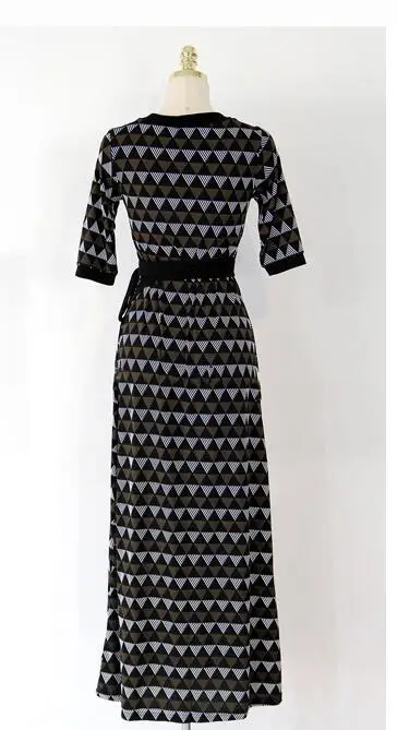 Европейский стиль новинка 2019 летнее винтажное клетчатое платье с v образным