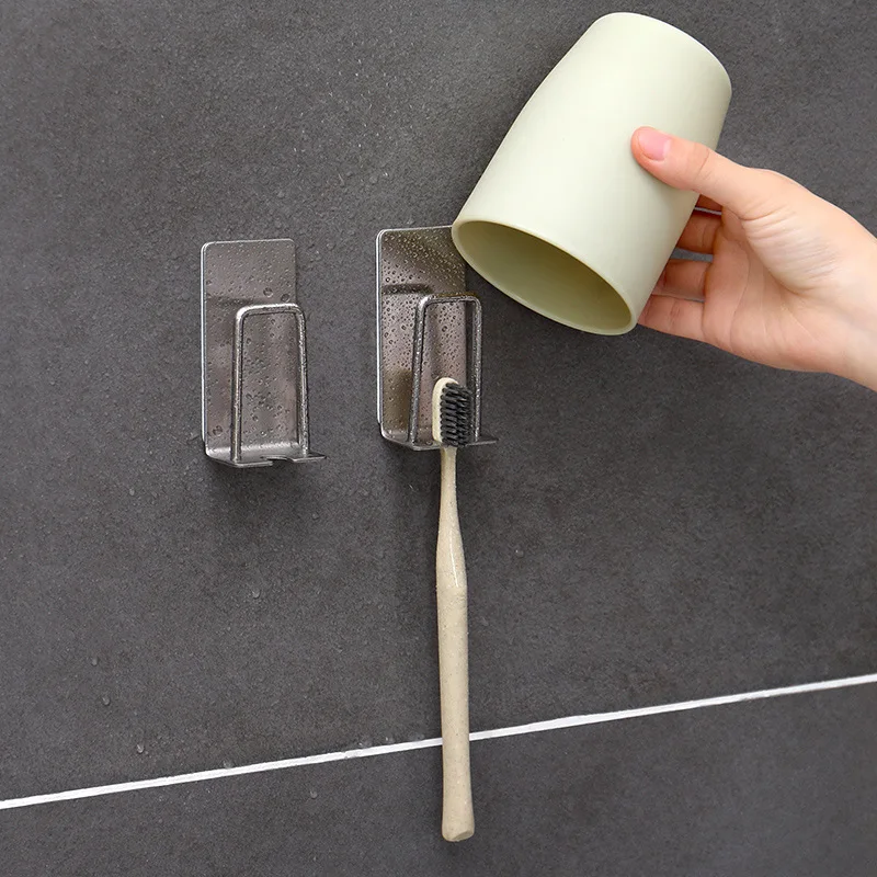 

1 pc Bathroom Hook Wall Mounted Toothpaste and Toothbrush Holder Waterproof Electric Tooth Brush Holder JWYJZ17
