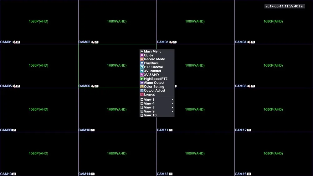GADINAN 16CH HVR AHD/CVI/TVI DVR 5 в 1 1080P 16CH 2.0MP CCTV видео рекордер система безопасности Гибридный DVR NVR XMeye Cloud