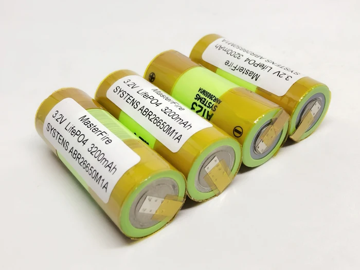 MasterFire Новый ANR26650M1A Батарея 3 2 V 15C lifepo4 клетки 26650 3200 mah Перезаряжаемые батареи с