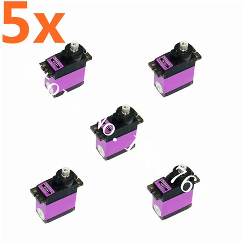 5 шт. TowerPro MG91 2 6 кг Крутящий Момент Микро цифровой металла шестерни Servo двигатель
