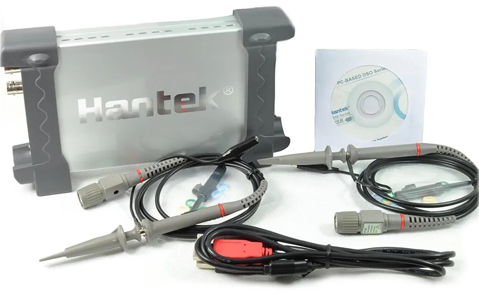 Портативный осциллограф Hantek 6022BE ПК USB цифровое хранилище 2 канала 20 МГц 48 Мвыб/с