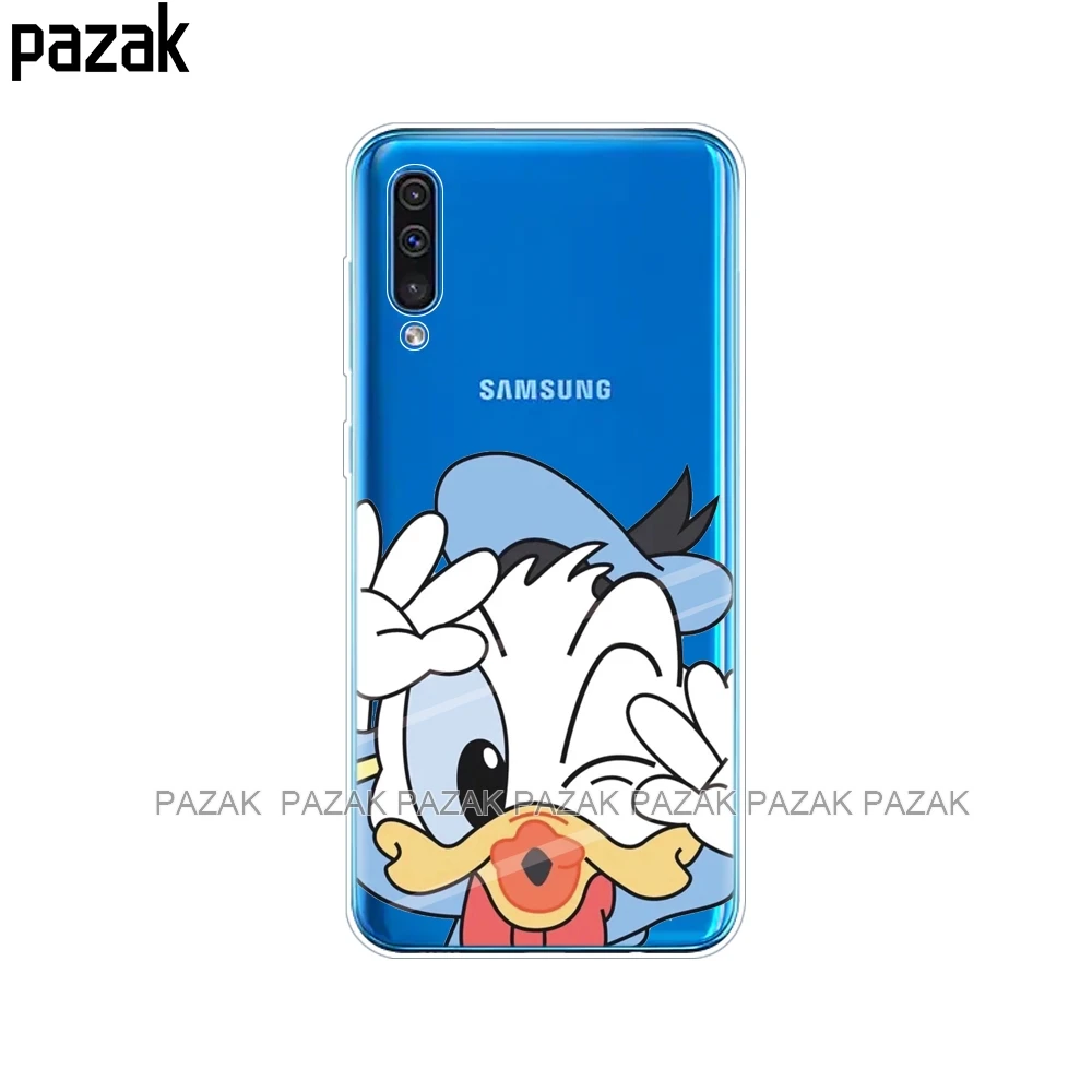 61517 Чехол для Samsung Galaxy A50, силиконовый прозрачный чехол на заднюю панель телефона для Samsung A50 A505 A505F, SM-A505F, мягкий чехол 6,4, чехол, бампер - Цвет: 61517