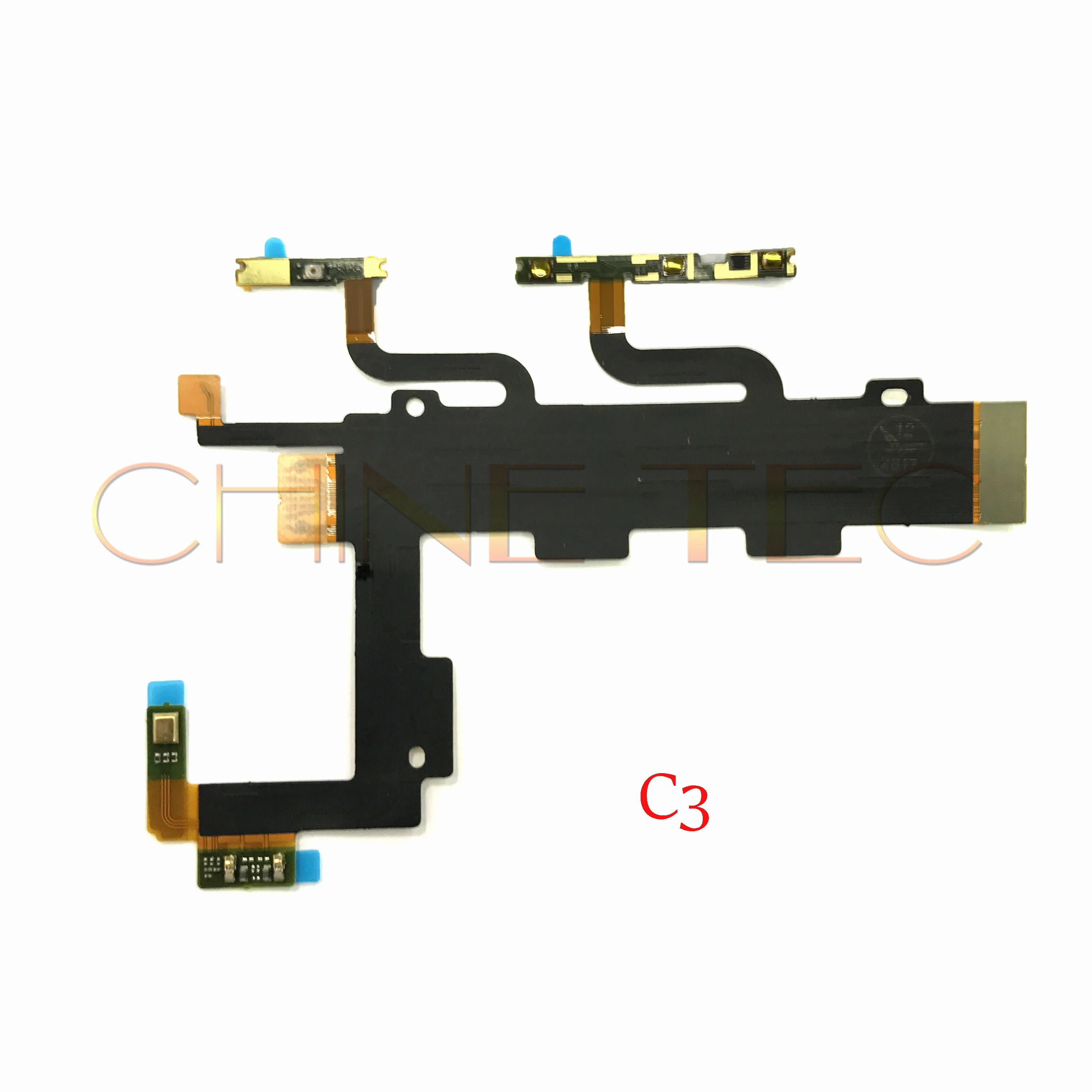 

Original New Power ON and OF Switch Button Flex Cable For Sony xperia C3 S55T S55U D2502 D2533 Power Flex Cable
