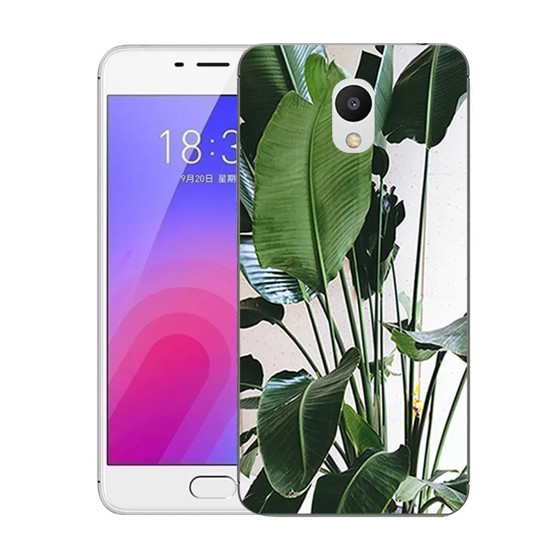 Чехол для Meizu M6 5 2 дюйма с принтом кокоса Мягкая силиконовая задняя накладка из