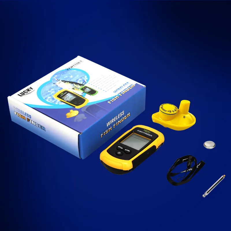 Эхолот рыболокатор LUCKY беспроводной эхолот глубина 40 м для океанской озерной
