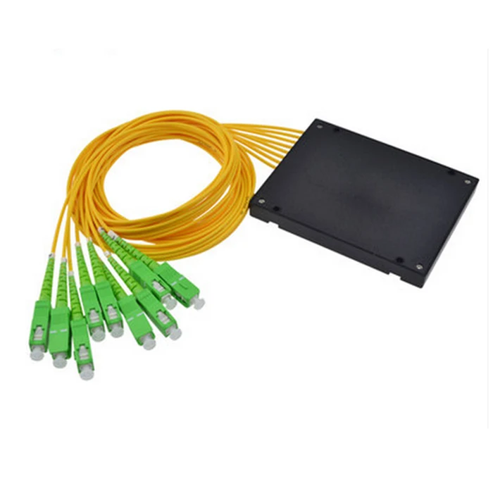 Бесплатная доставка 1x8 ABS коробка модуль Тип SC/APC разъем волоконно-оптический PLC