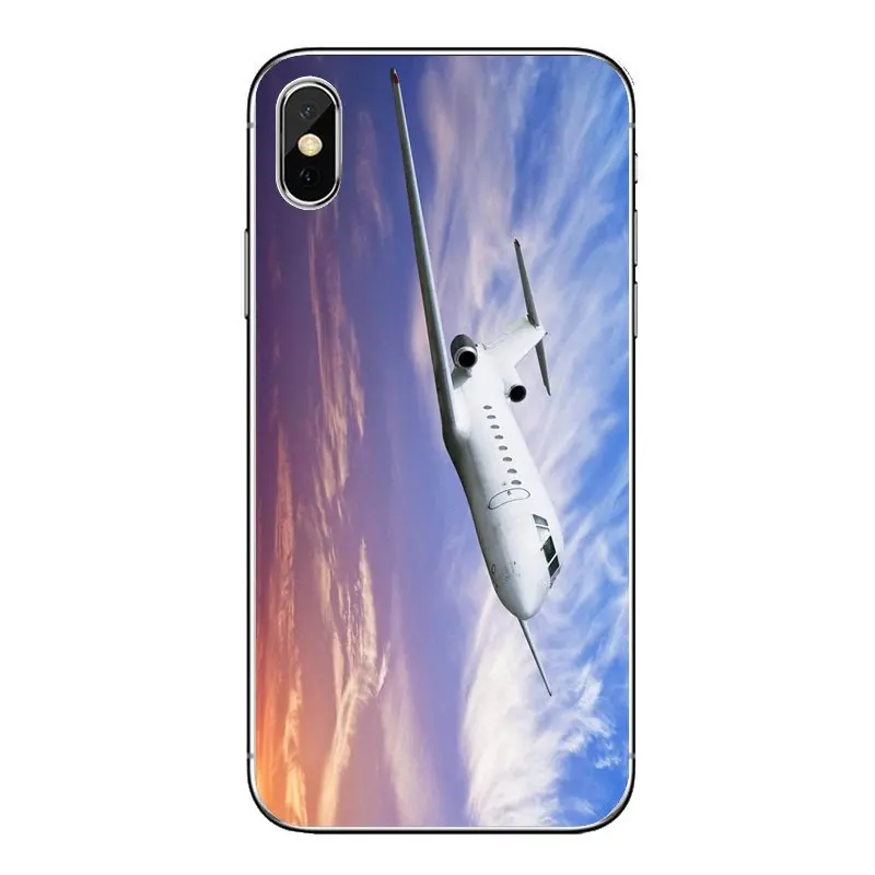 Для Xiaomi Redmi 4x S2 3 S Note 4 5 6 6A Por Pocophone F1 mi силиконовый чехол-Сумочка для телефона Boeing 747