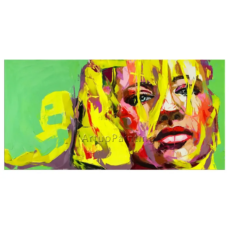 Франсуаза Nielly холст живопись палитра нож лицо картина маслом настенные художественные картины для гостиной домашний декор caudros decoracion