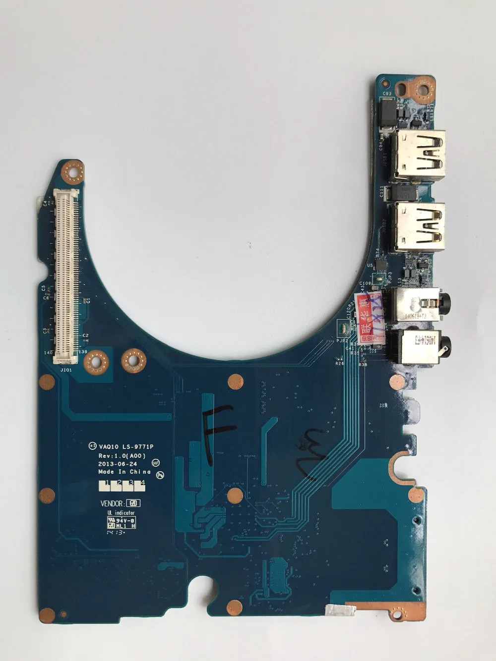 Оригинальный Для DELL M4800 звуковая карта с интерфейсом USB аудио Плата LS 9771P| |