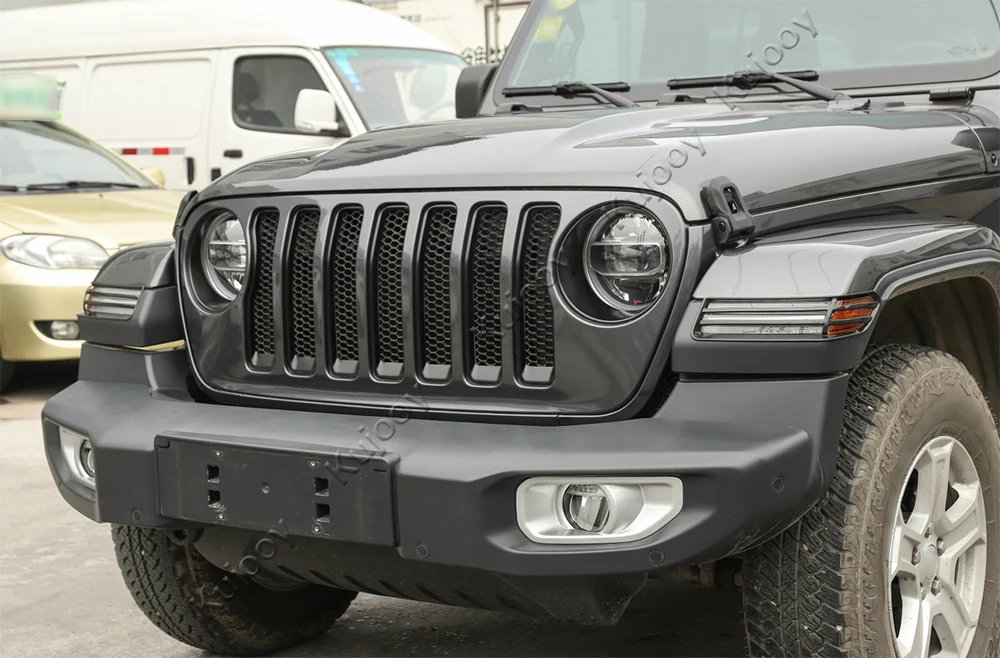 Для Jeep Wrangler JL 2018 + крышка для фар и бровей указатель поворота бокового