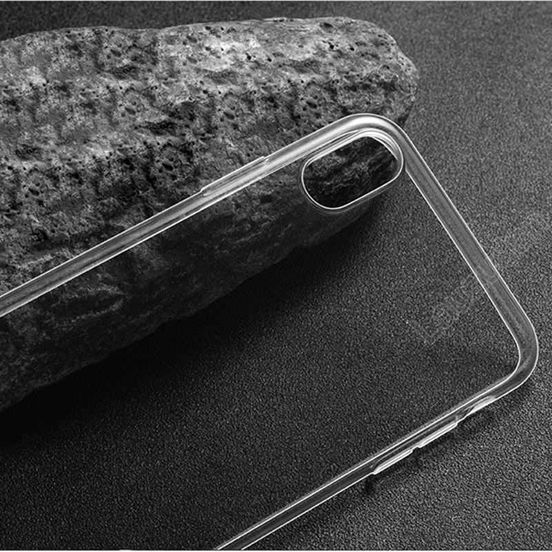 Мягкий прозрачный силиконовый чехол для iPhone 11 Pro Max прозрачная задняя крышка XR X XS