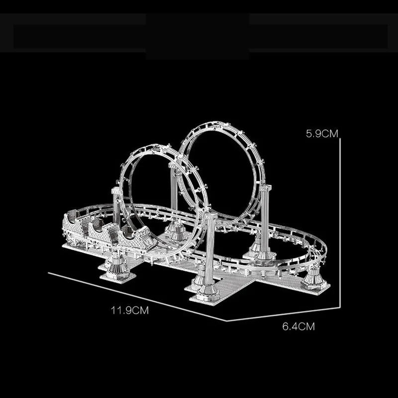 3D меаллическая сборка модель «сделай сам» головоломка горного велосипеда горки Эмирейтс танк