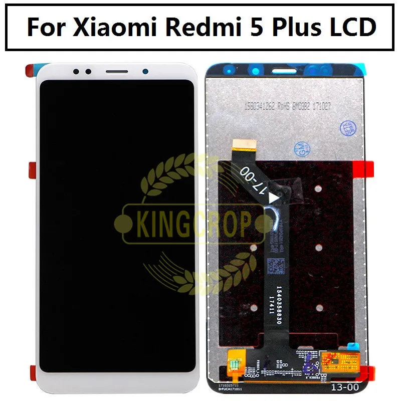 ЖК дисплей и сенсорный экран FHD 5 Plus для Xiaomi Redmi plus дигитайзер с рамкой в сборе