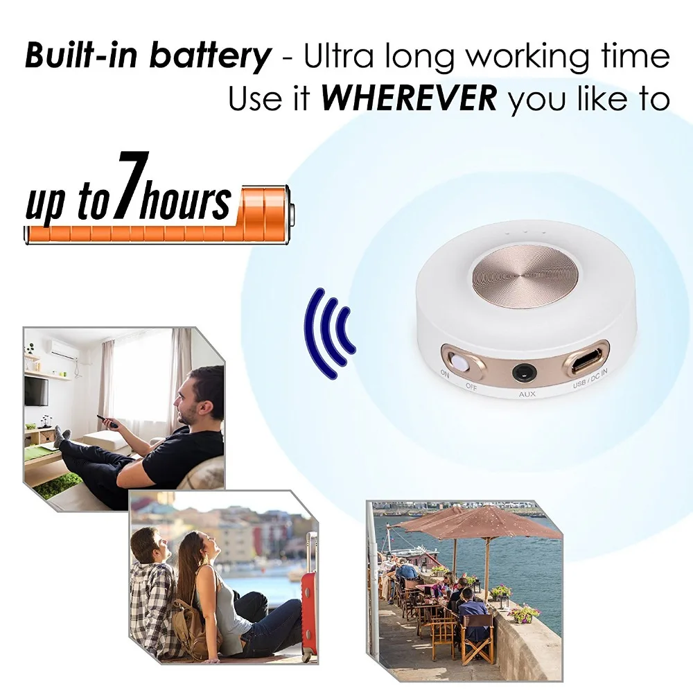 Avantree Bluetooth передатчик, DUAL LINK aptX низкая задержка для ТВ/ПК, встроенный аккумулятор портативного использования, диапазон класса 1, RCA V4.2