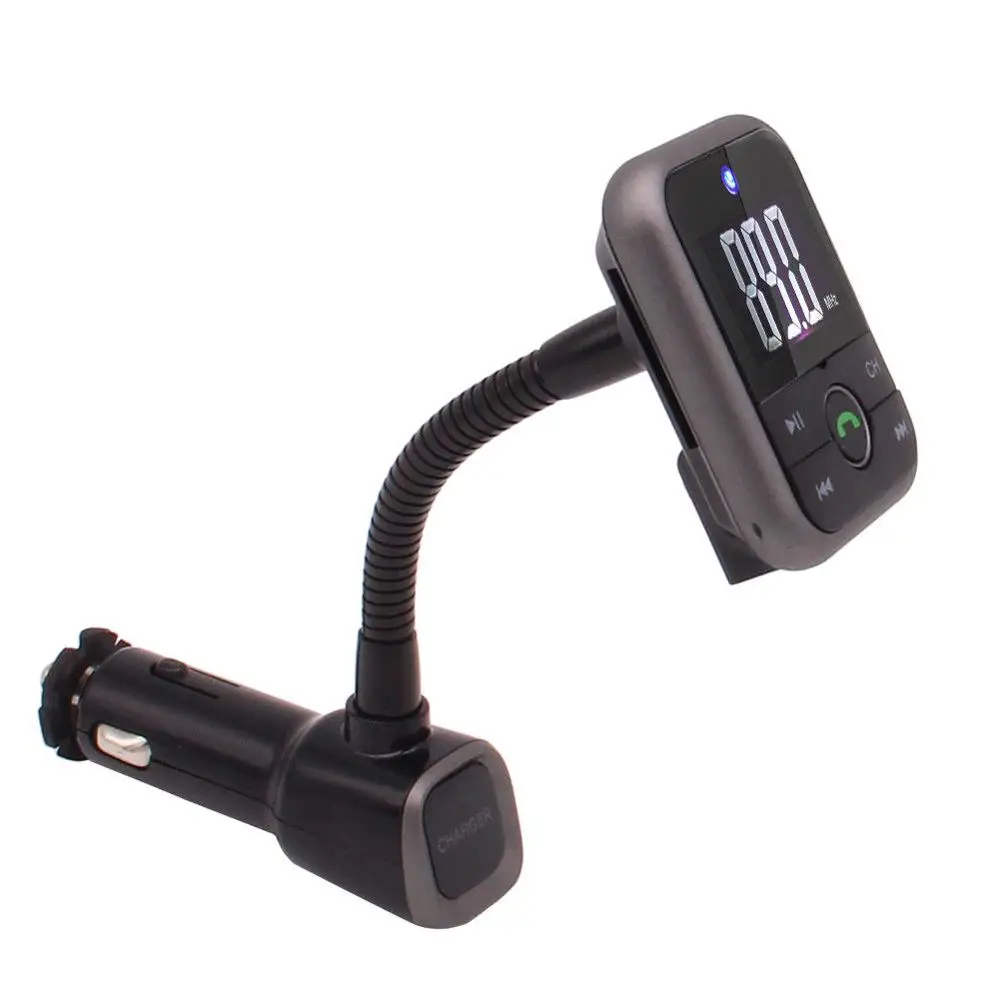 Bluetooth беспроводной ЖК дисплей для автомобиля mp3 плеер fm передатчик Дистанционное
