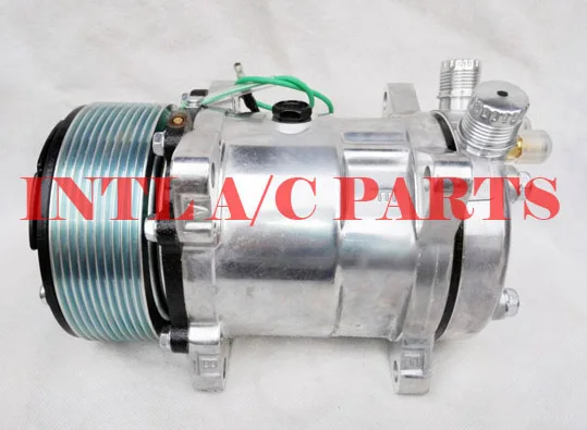 Автомобильный Компрессор кондиционера для Sanden SD508 5415 SD5H14 508 5H14 10PK 125 мм |