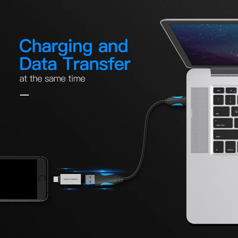 Vention USB адаптер C 3 0 OTG Кабель type конвертер для samsung Galaxy S8 S9 macbook huawei P20 Pro OTG|usb-c usb-c|usb-c