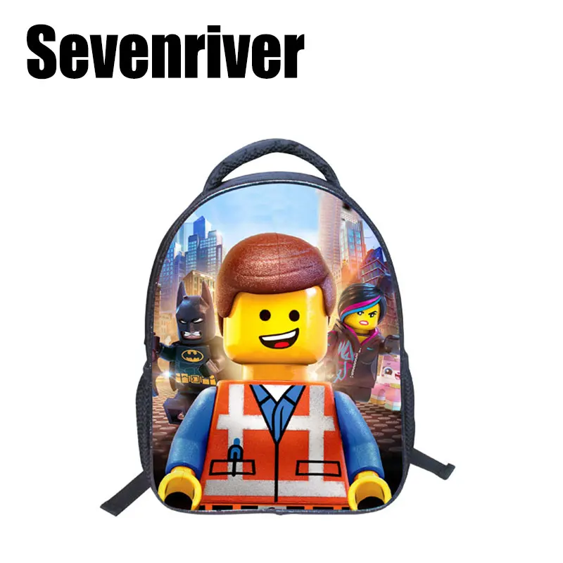 Дети мультфильм рюкзак 2017 Lego для мальчиков девочек рюкзаки узор школьная сумка