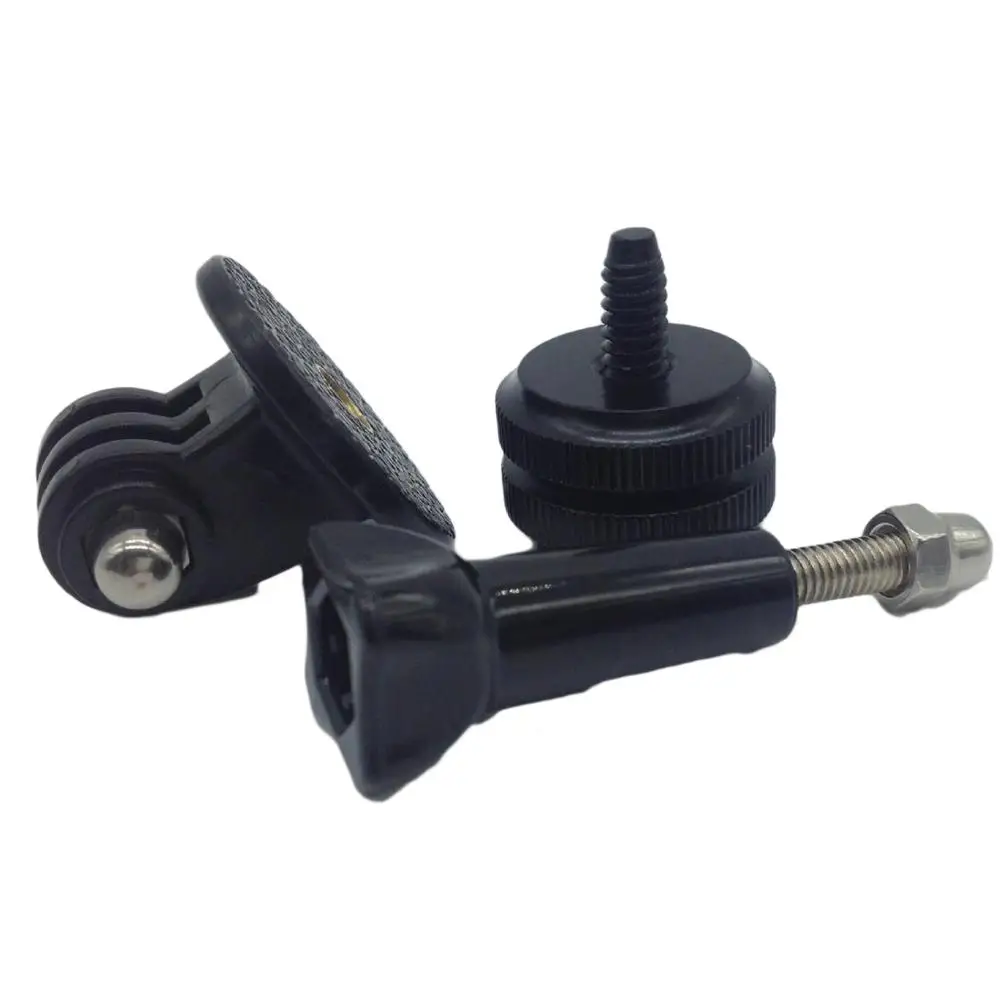 

3in1 Centechia Pro Mount Adapter +Long Screw +1/4 inch Shoe Tripod Mount Screw Adapter For GoPro Hero 2 3 3+ DSLR Cameras
