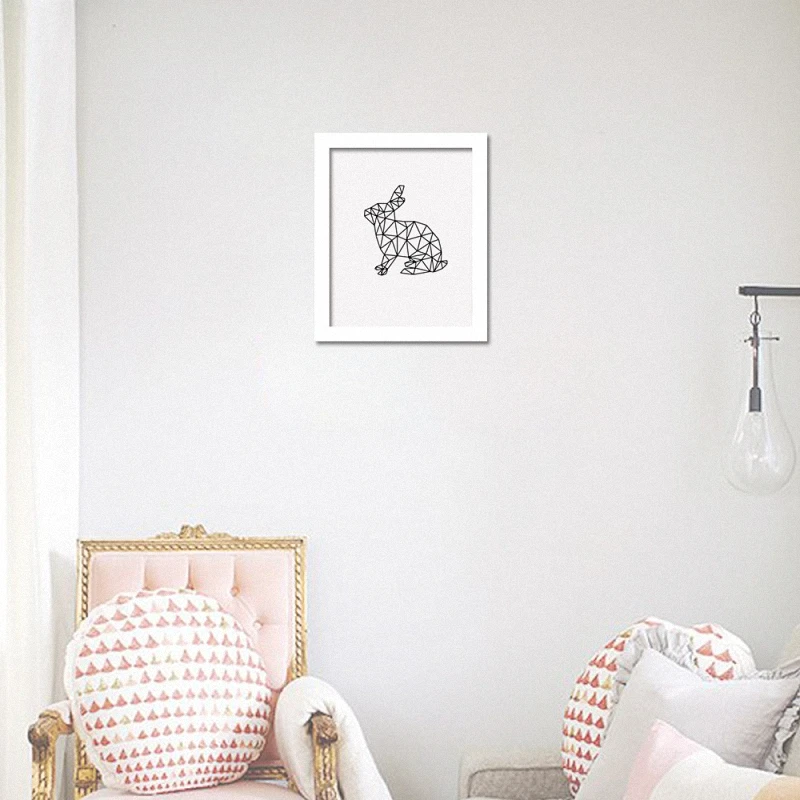 Haochu Минималистичная черно-белая мотивирующая типография напечатанные на экране