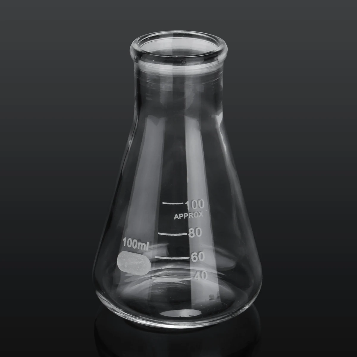 5 шт., прозрачная коническая лабораторная колба, стекло, научное стекло, Erlenmeyer, колба, безопасная стеклянная посуда, лаборатория, школьные исследования, поставка