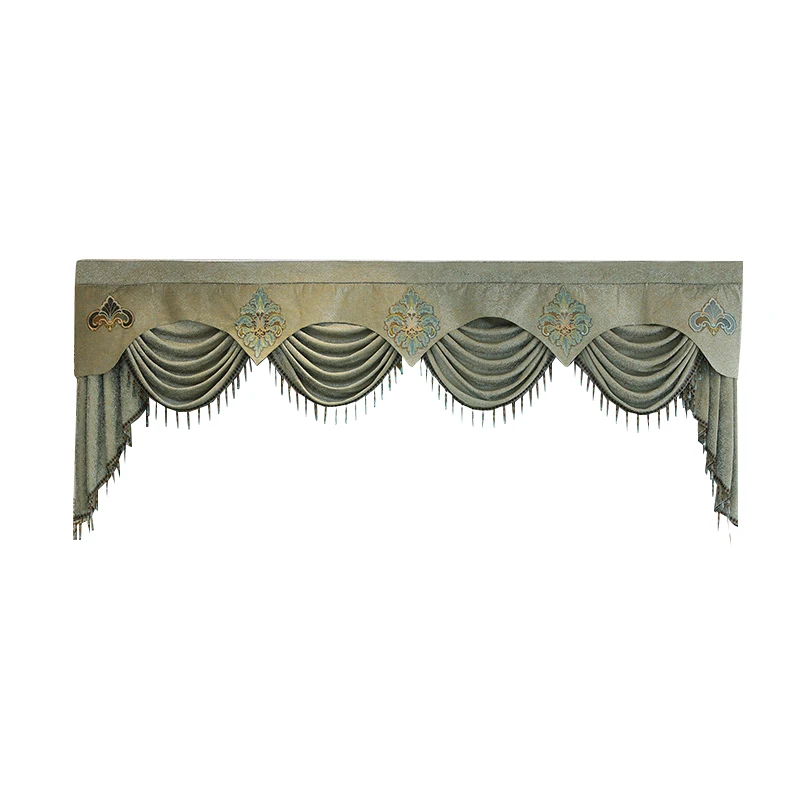

7 Style New Pelmet Europe Luxury Valance Curtains for Living Room Window Curtains for Bedroom Curtains 1 Piece Custom Made