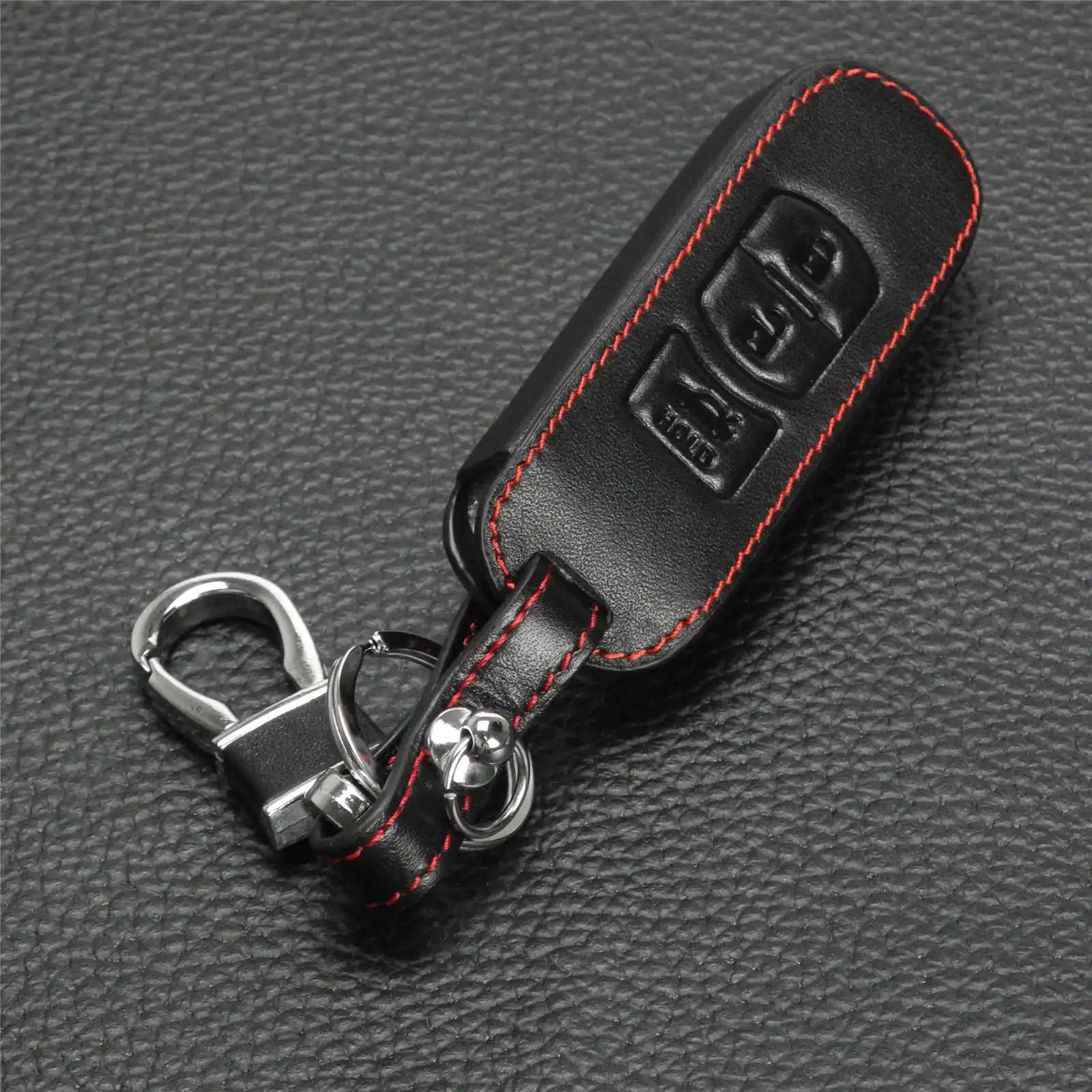 jingyuqin 3 Buttons Leather Key Case Cover Holder for Mazda 2 6 CX-7 CX-9 Styling | Car