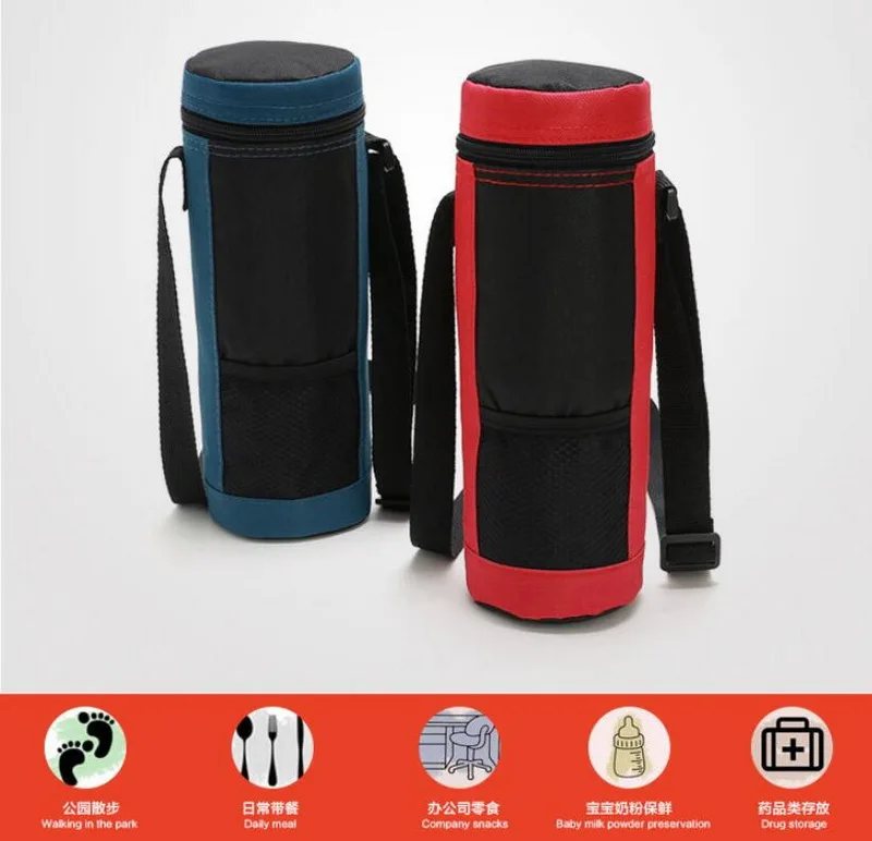 SIKOTE 1.5L сумка-холодильник из ткани Оксфорд для бутылки водонепроницаемый термобанок сумка для женщин детский Ланч-бокс сохраняет свежесть Изолированная бутылка сумка