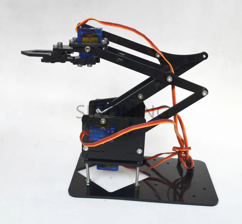 Акриловая механика ручка робот Робот 4 DOF arm для arduino создан обучающий комплект SG90
